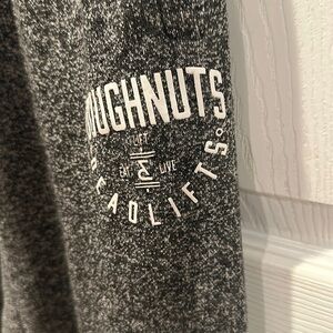 Doughnuts and Deadlifts Mens Space Dyed Drawstring Waistline Joggers Large